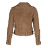 BlankNYC Suede Moto Jacket Coffee Bean (Brown)